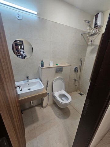 Bathroom in 2 BHK Apartment at K Raheja Ascencio, Chandivali – for Rent