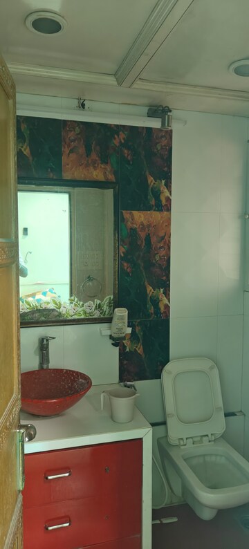 Bathroom in 3 BHK Apartment at Arshie Complex, Versova – for Rent