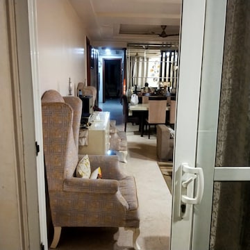 Living Room in 3 BHK Apartment at Greater Kailash I – for Sale