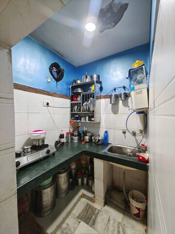 Kitchen in 2 BHK Builder Floor at Mehrauli – for Rent