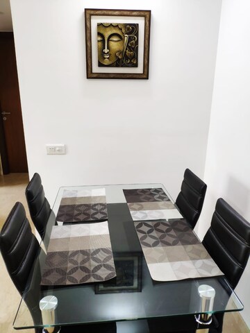 Living Room in 1 BHK Apartment at Hiranandani Zen Maple, Powai – for Rent