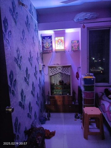 Living Room in 2 BHK Apartment at Majestique Manhattan, Wagholi – for Sale