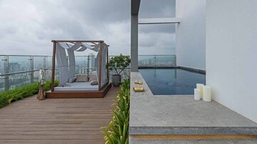 Balcony in 4 BHK Apartment at Wadhwa Samarpan, Pali Hill – for Sale