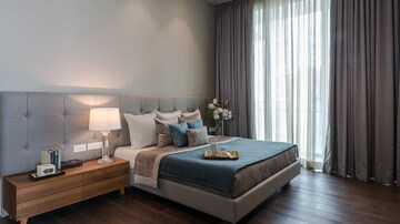 Bedroom in 4 BHK Apartment at Wadhwa Samarpan, Pali Hill – for Sale