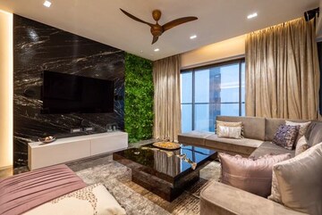 Living Room in 3 BHK Apartment at Rustomjee Paramount, Khar West – for Sale