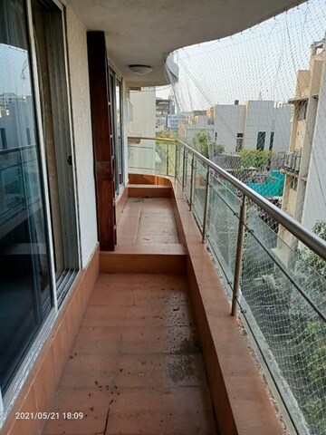 Balcony in 4 BHK Apartment at L Nagpal Bhagwanti Heights, Khar West – for Sale