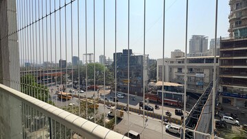 Balcony in 2 BHK Apartment at Ashar Axis, Majiwada – for Rent