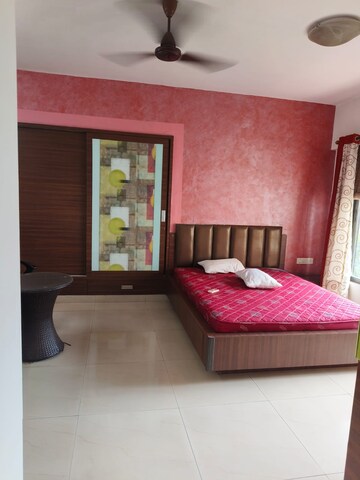 Bedroom in 4 BHK Apartment at Vidarbha Mahesh CHS, Kavesar – for Rent