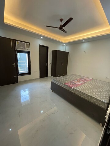 Bedroom in 2 BHK Builder Floor at Ansal Sushant Apartments, Sushant Lok I – for Rent