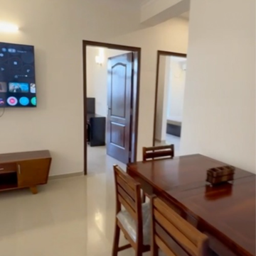 Living Room in 3 BHK Apartment at Omaxe Waterscapes, Sarsawan – for Rent