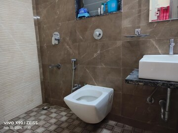 Bathroom in 1 BHK Apartment at Regency Anantam, Dombivli East – for Rent