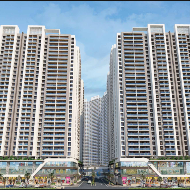 Exterior View, yes-palm-riveria 2 Bedroom 690 Sq.Ft. Apartment In Mumbra Thane 8239238