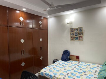 Bedroom in 2 BHK Builder Floor at Mahavir Enclave 1 – for Rent