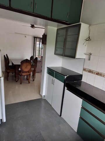Kitchen in 2 BHK Apartment at Aashiyana Park, Aundh – for Rent