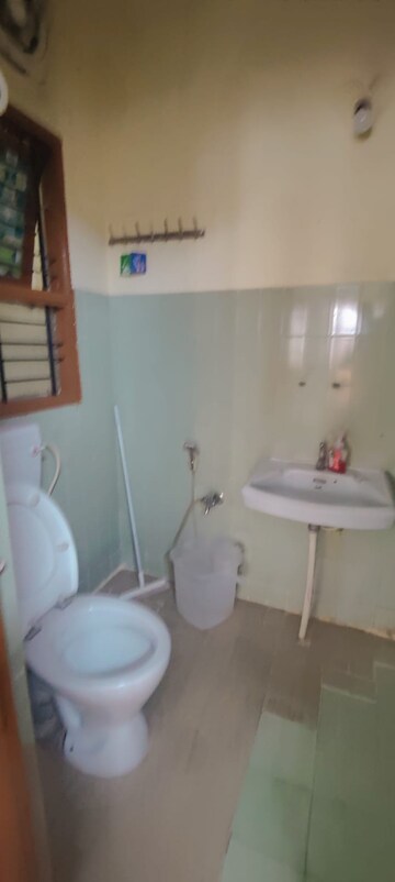 Bathroom in 2 BHK Apartment at Ramya Residency, Old Madras Road – for Rent