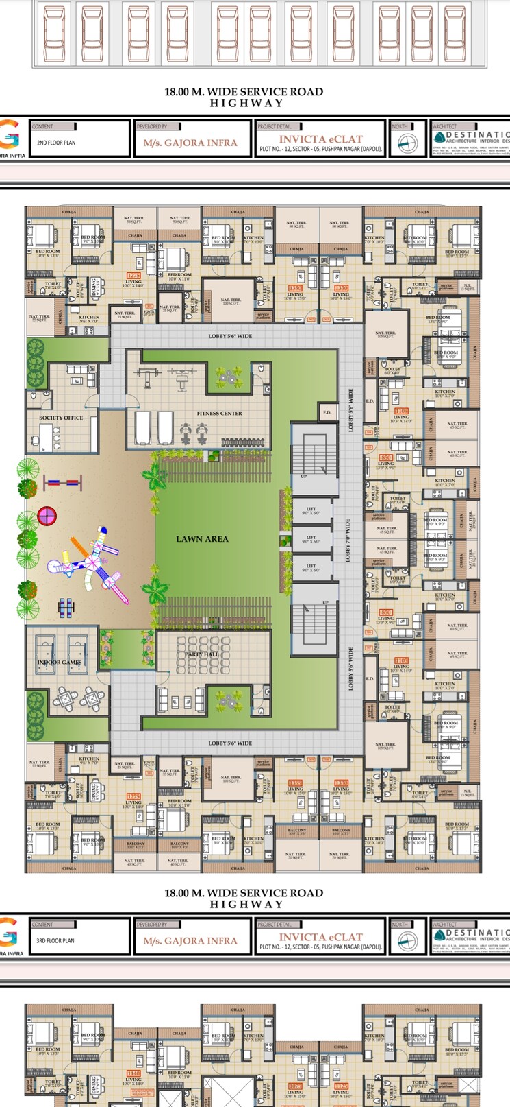 Master Plan, gajora-invicta-eclat 1 Bedroom 438 Sq.Ft. Apartment In Pushpak Nagar Navi Mumbai 8239256