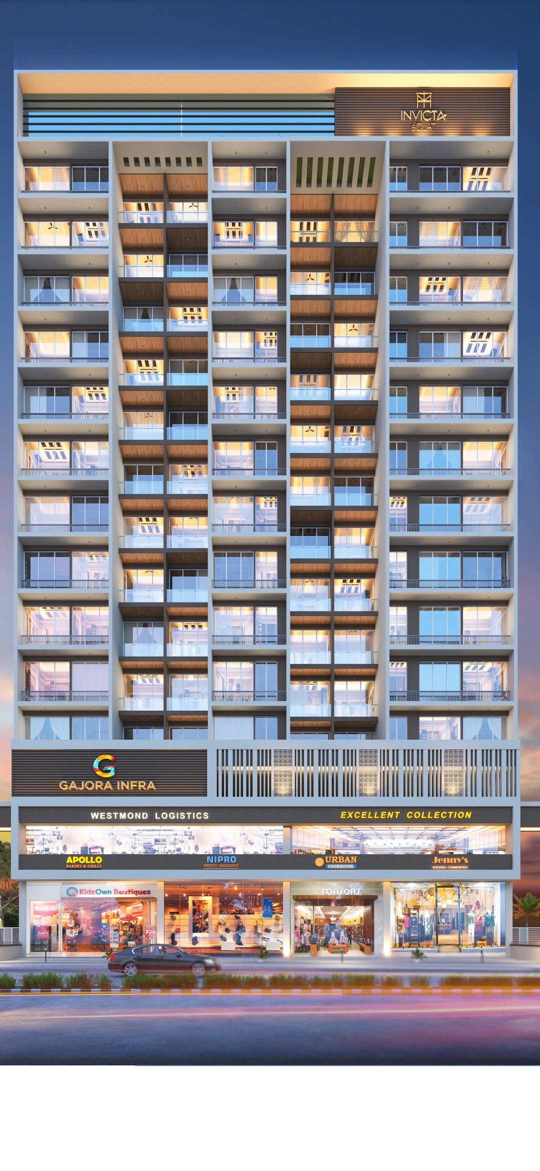 1 BHK Apartment For Sale in Gajora Invicta EClat