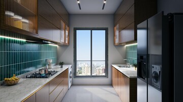Kitchen in 2 BHK Apartment at Samyakth Bliss, Khar West – for Sale
