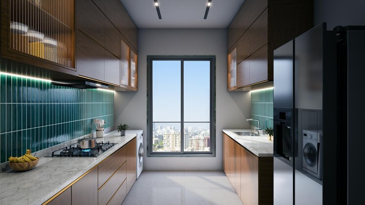 Kitchen, samyakth-bliss 2 Bedroom 698 Sq.Ft. Apartment In Khar West Mumbai 8239296