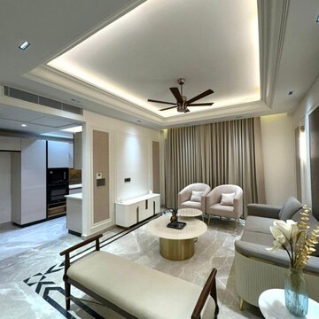 Living Room in 4 BHK Builder Floor at Ansal API Esencia, Sector 67 – for Sale