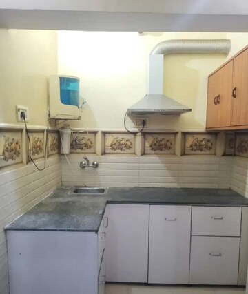 Kitchen in 1 BHK Builder Floor at Aliganj – for Rent