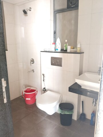 Bathroom in 2 BHK Apartment at Godrej City Panvel Phase 1, Poyanje – for Rent
