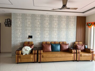 Living Room in 3.5 BHK Apartment at Prestige High Fields, Gachibowli – for Rent