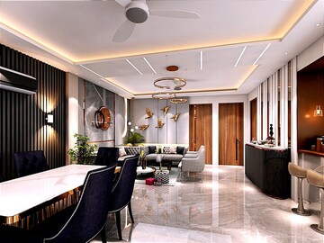 Living Room in 3 BHK Apartment at Pitampura – for Sale