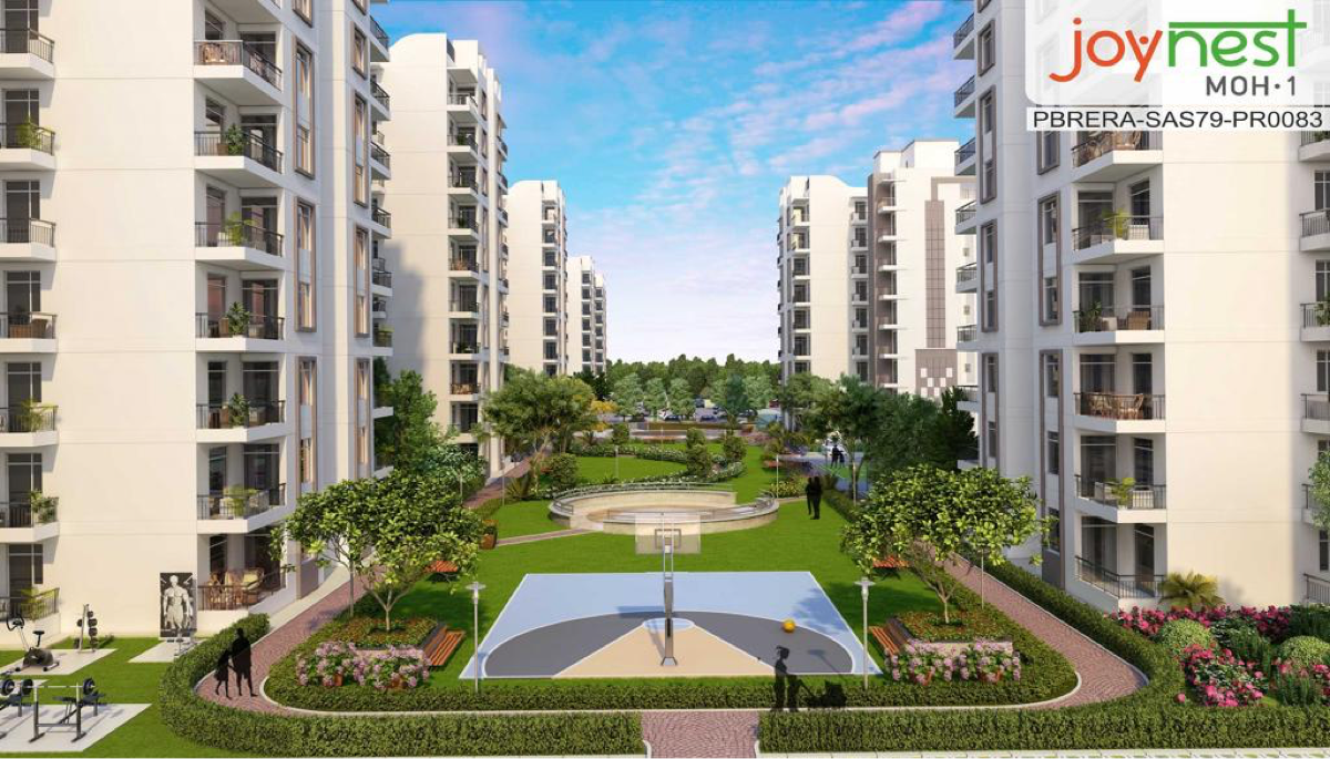 3 BHK + Pooja Room 1610 Sq.Ft. Apartment in Sushma Joynest MOH