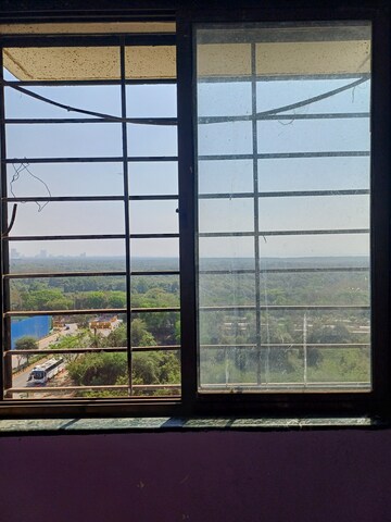 Balcony in 1 BHK Apartment at Megh Malhar Co-op Housing Society, Ghansoli – for Rent