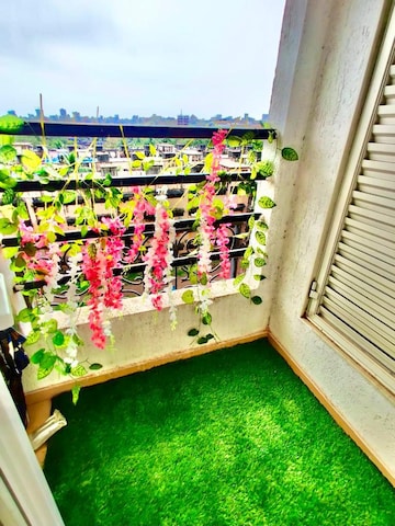 Balcony in 2.5 BHK Apartment at Kanakia Paris, Bandra East – for Rent