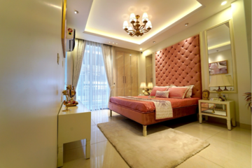 Living Room in 3 BHK Apartment at Maxxus Elanza, Nagla Road – for Sale