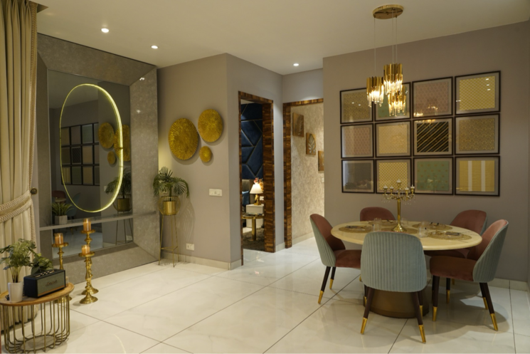 Living Room, malwa-escon-primera 2 Bedroom 1315 Sq.Ft. Apartment In International Airport Road Zirakpur 8239908