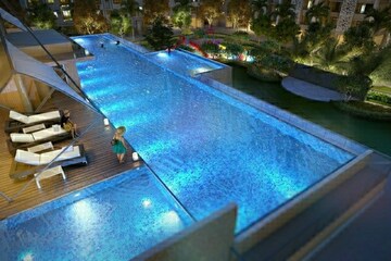Swimming Pool in 1 BHK Apartment at Raunak City Sector 4, Kalyan West – for Sale