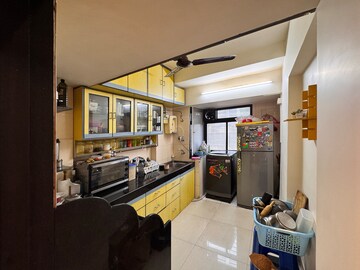 Kitchen in 1 BHK Apartment at Dheeraj Hill View Tower, Borivali East – for Sale