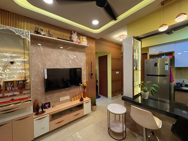 Living Room, lodha-quality-home-tower-2 1 Bedroom 317 Sq.Ft. Apartment In Majiwada Thane 8240397