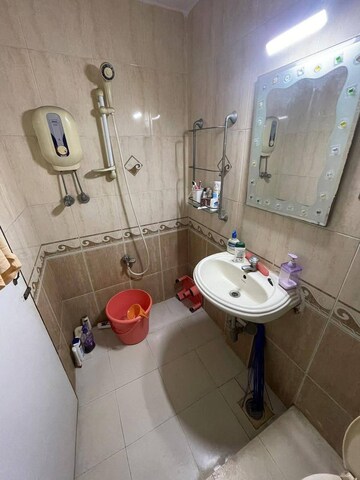 Bathroom in 1 BHK Apartment at Guru Vihar CHS, Vasai East – for Sale