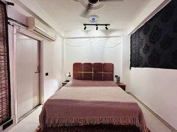 Bedroom in 2 BHK Builder Floor at Freedom Fighters Enclave – for Rent