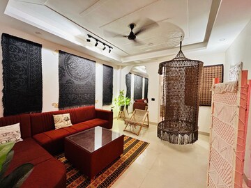 Living Room in 2 BHK Builder Floor at Freedom Fighters Enclave – for Rent