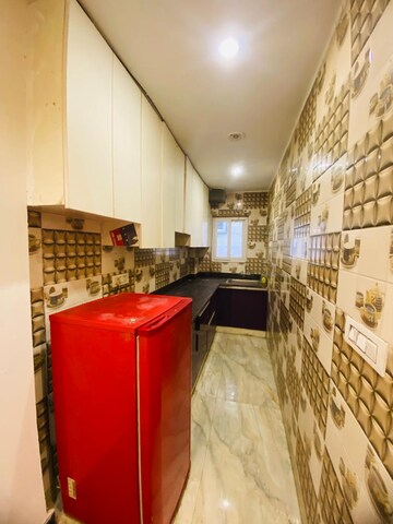 Kitchen in 3 BHK Builder Floor at Freedom Fighters Enclave – for Rent
