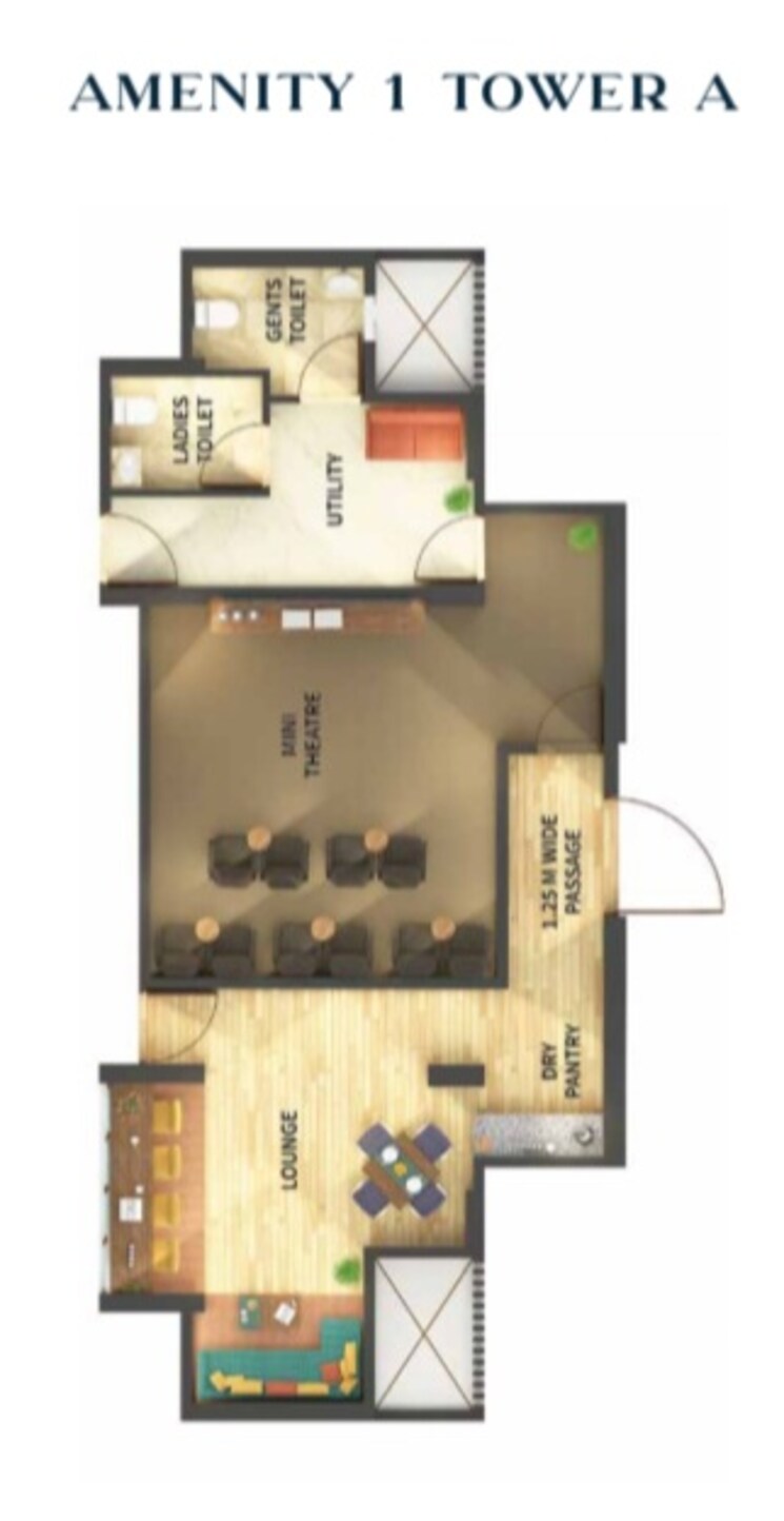 Floor Plan, dynamix-avanya 1 Bedroom 398 Sq.Ft. Apartment In Dahisar East Mumbai 8240689