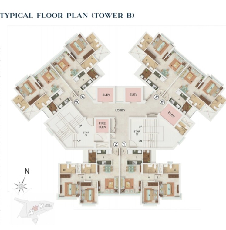 Master Plan, dynamix-avanya 1 Bedroom 398 Sq.Ft. Apartment In Dahisar East Mumbai 8240689