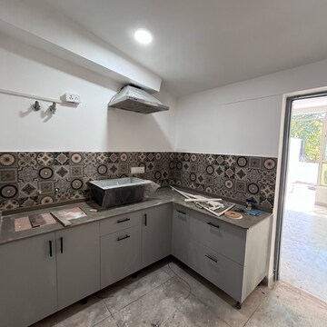 Kitchen in 1 BHK Builder Floor at Ansal Sushant Lok I, Sector 43 – for Rent