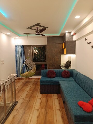 Living Room in 2 BHK Apartment at Gera Adara, Hinjewadi – for Rent