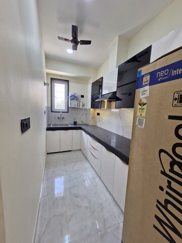 Kitchen in 2 BHK Builder Floor at Ansal Sushant Lok I, Sector 43 – for Rent