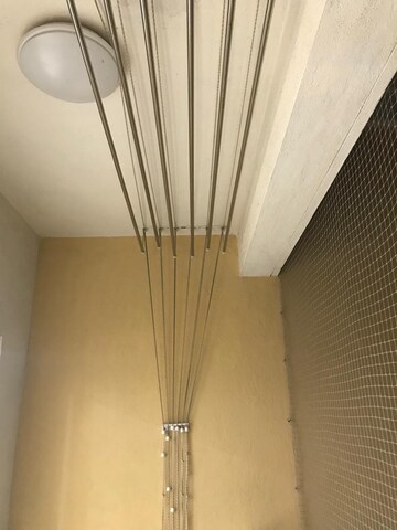 Staircase in 2.5 BHK Apartment at Mantri Webcity, Hennur – for Rent