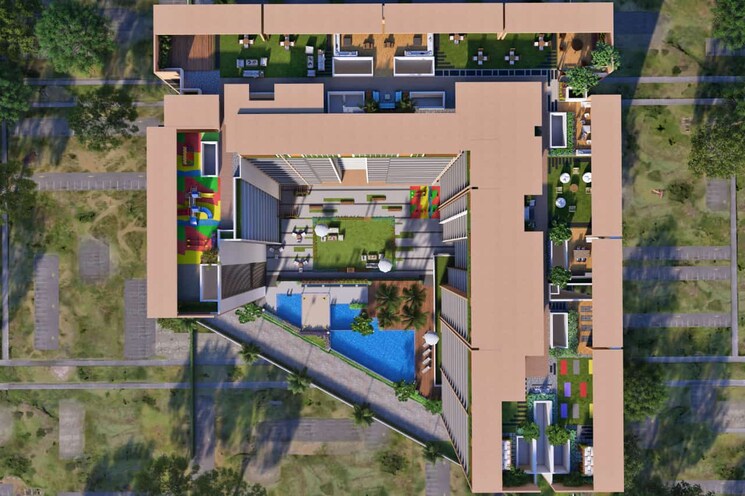 Master Plan, delta-prestige 2 Bedroom 826 Sq.Ft. Apartment In Sector 17 New Panvel West Navi Mumbai 8241119