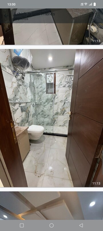 Bathroom in 3 BHK Builder Floor at Malviya Nagar – for Rent