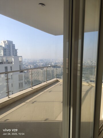 Balcony in 4 BHK Apartment at Unitech The World Spa, Sector 30 – for Sale