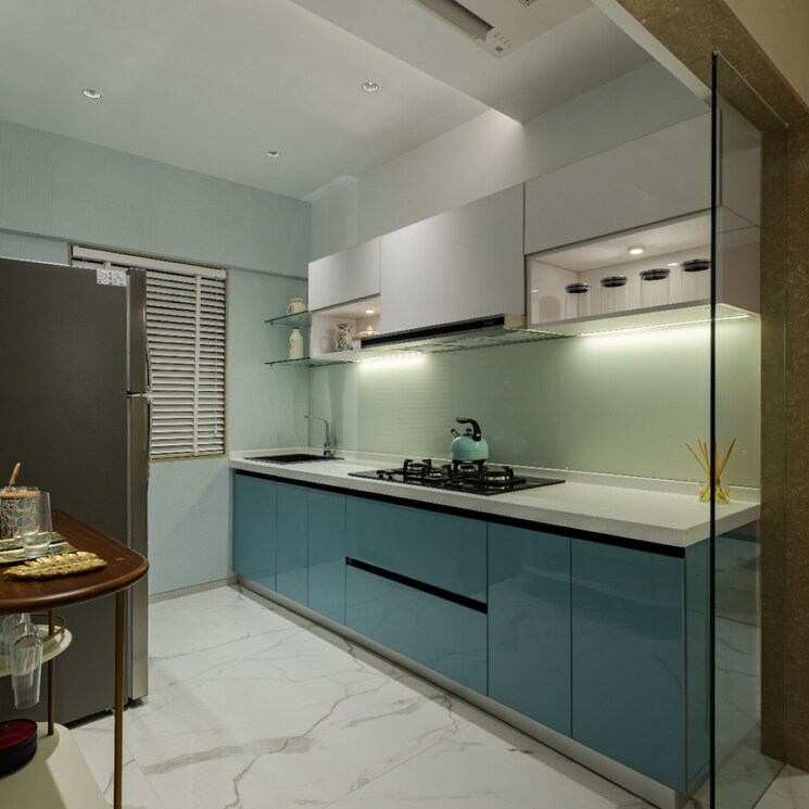 Kitchen, dosti-planet-north 2 Bedroom 541 Sq.Ft. Apartment In Dawale Thane 8241168